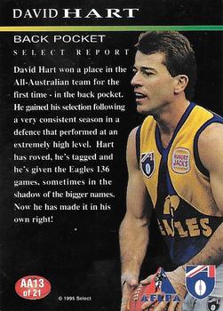 1995 Select AFL - All-Australian Team #AA13 David Hart Back